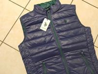 US POLO ASSN - NOWY z Metkami i LOGO Dwustronny Bezrękawnik Męski XL