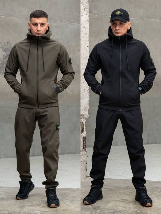 Спортивний костюм Stone  на флісі Софтшел. Теплий костюм SoftShell.