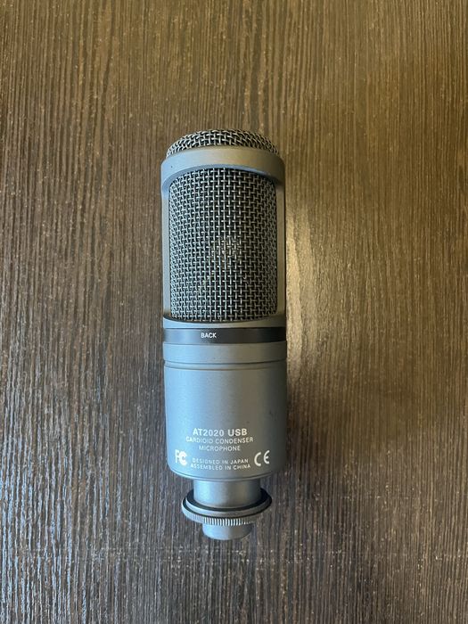 Мікрофон AT2020 USB+ (в коплекті кабель,стійка з поп фільром)