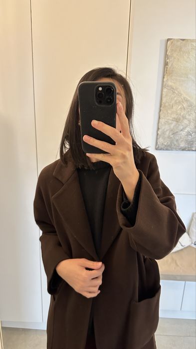 Вовняне пальто Zara Premium