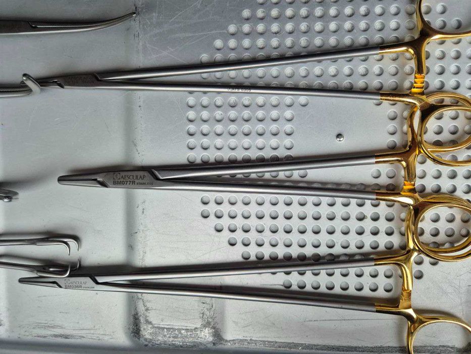 Зажимы, иглодержатели, десектора, (многоразовый) Aesculap, Wolf,