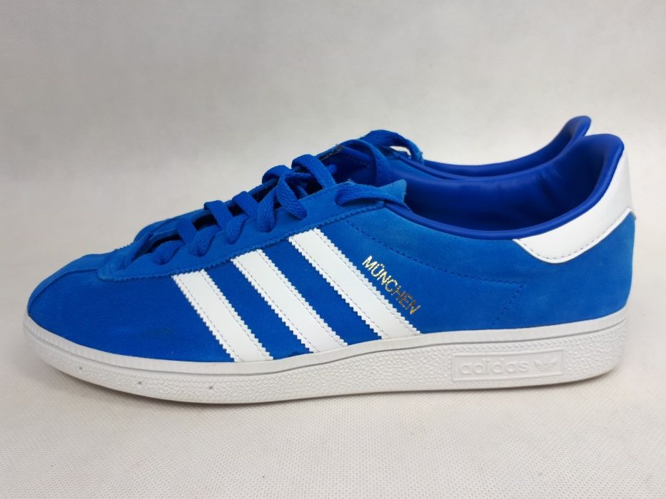 Buty adidas Munchen B96496 Blubir/Ftwwht/Goldmt sneakersy 45 1/3