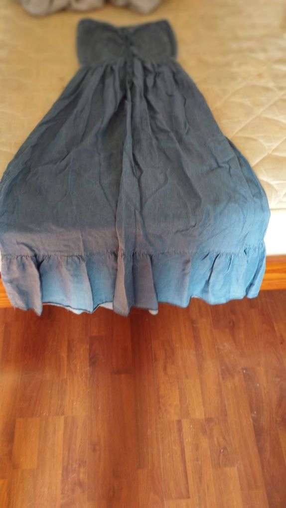Vestido de ganga cai cai