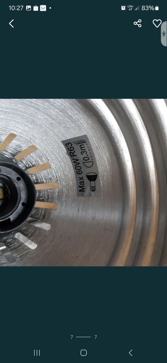 Lampa 3 punktowa aluminiowa na szynie marki Kramare