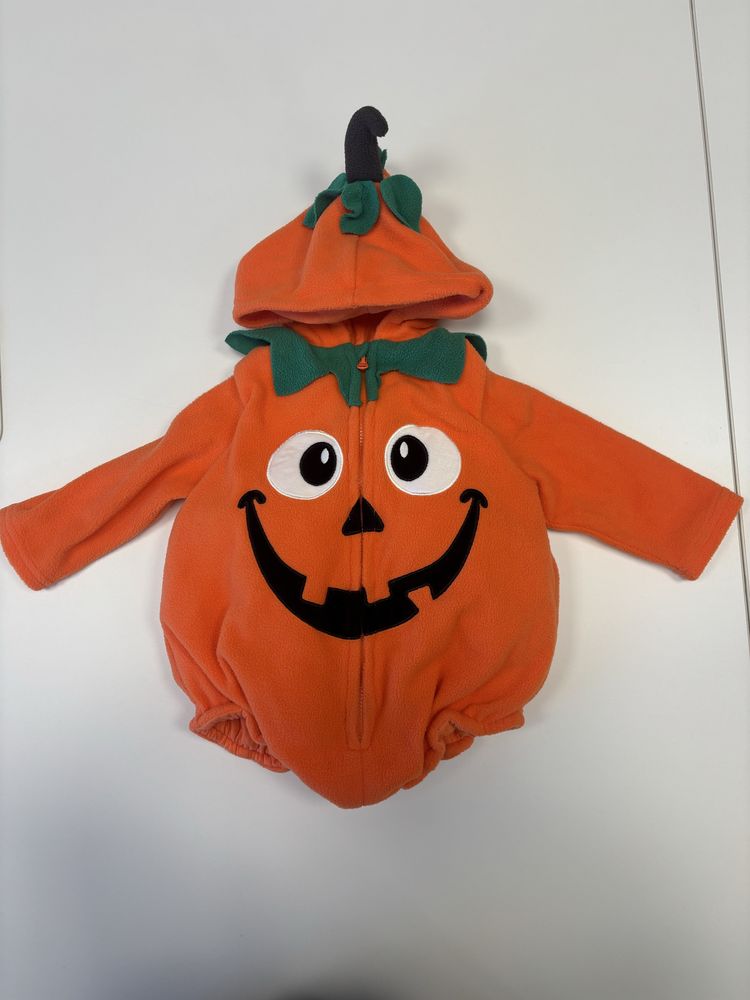 Fato de Halloweeen Abóbora Bebe 6-9 Meses conjunto