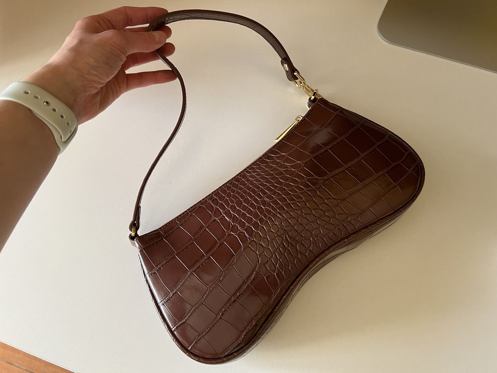 Сумка jw pei eva shoulder handbag umber croc