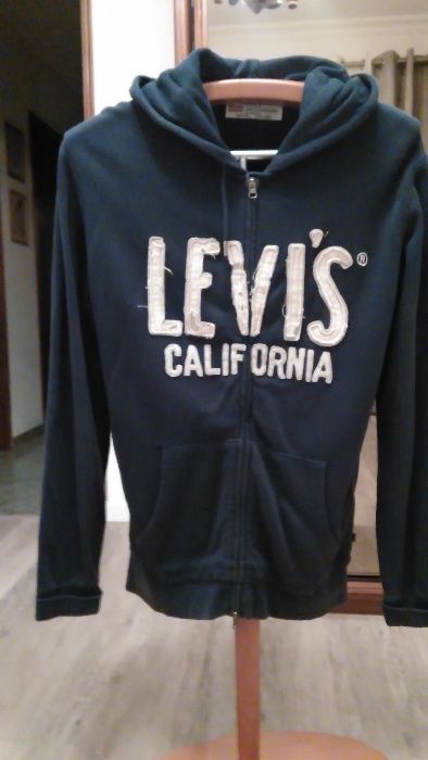 Casaco Levis Azul com Capuz