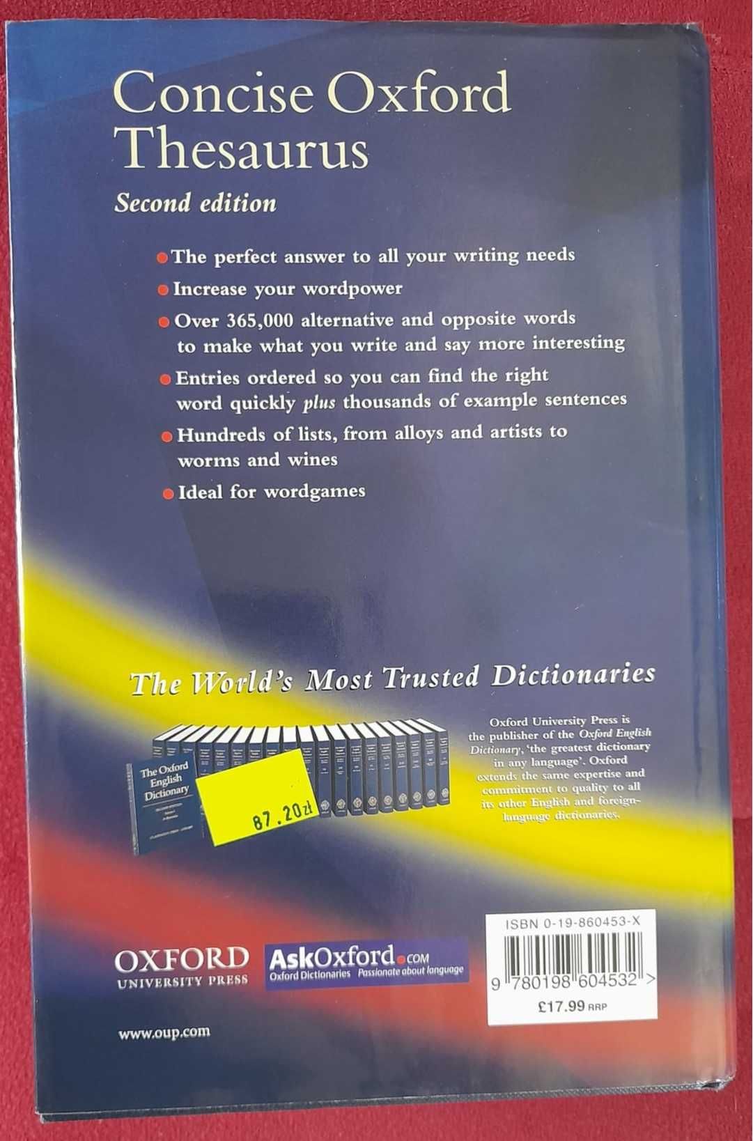 Concise Oxford Thesaurus