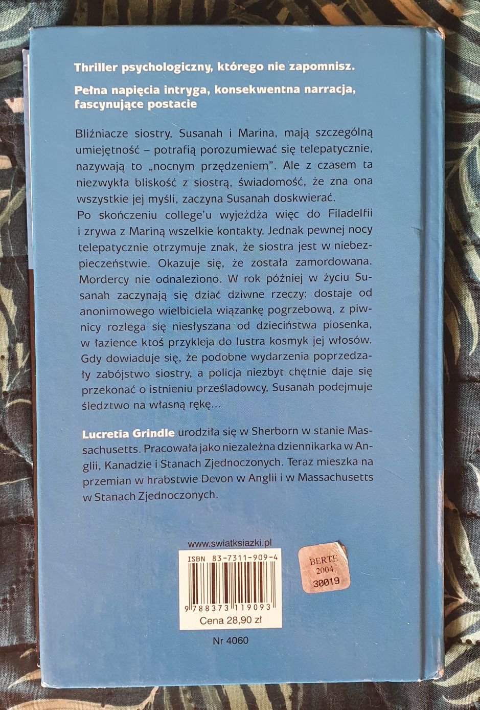 Nocne porządki  Lucretia W. Grindle