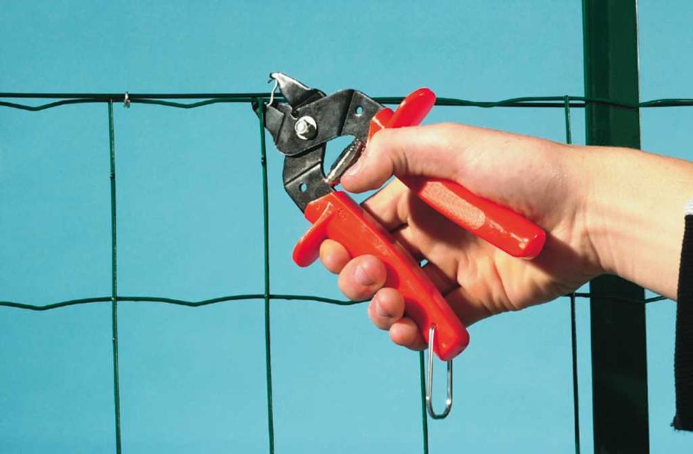 Siatka zgrzewana PCV 1x25m ogrodzeniowa leśna rabatowa