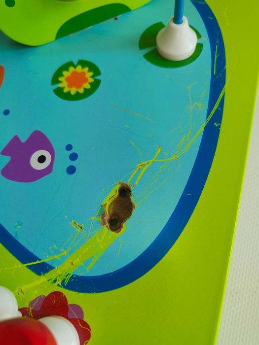 Hape kostka motoryczna edukacyjna przeplatanka zwierzątka E1810 A