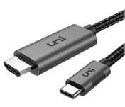 Kabel USB-C do HDMI 4K obraz z laptopa smartfonu na tv UNI UA11 0,9M