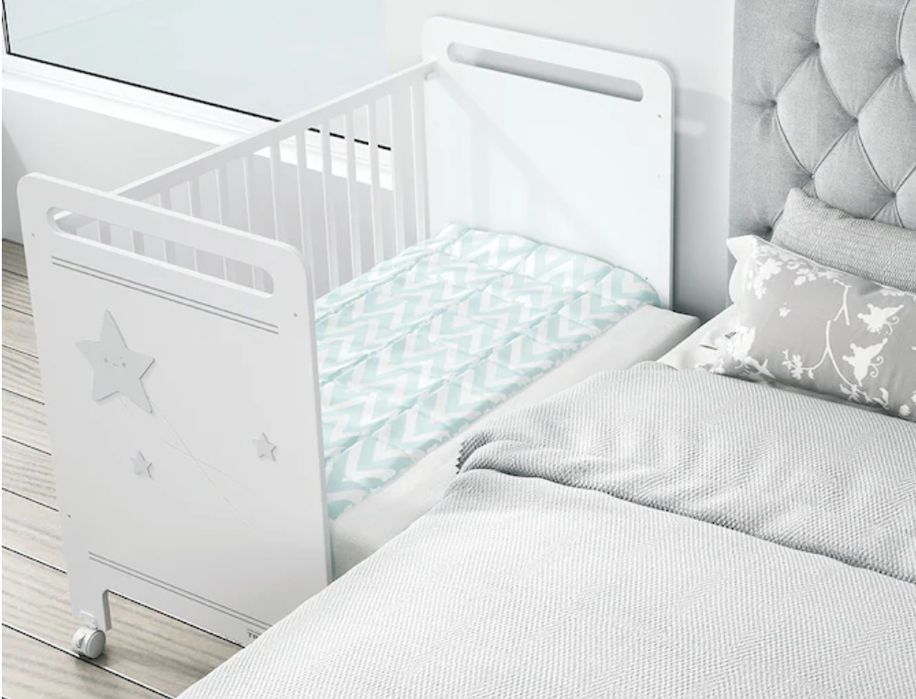 Trama Cama Co-Sleeping Inova Branco Mate