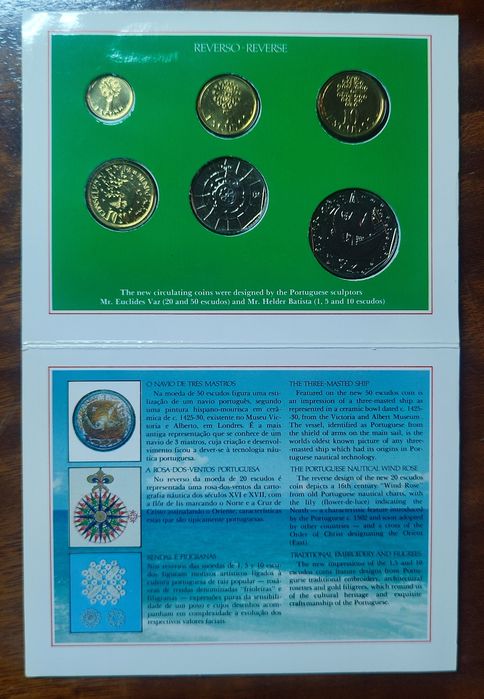 Coleção de 5 moedas BCN