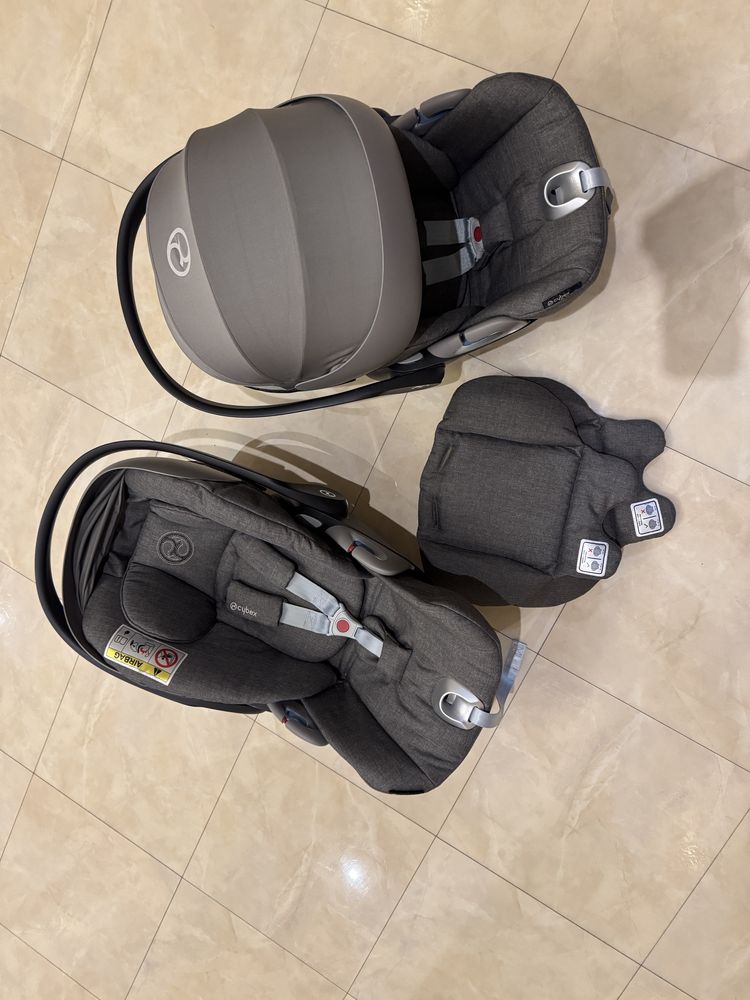 Автокрісло з народження і до року Cybex Cloud Z i-Size Soho Grey