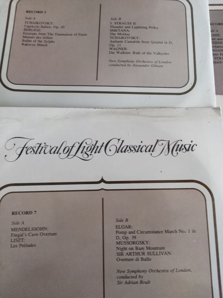 Discos de vinil Lote Classical musical