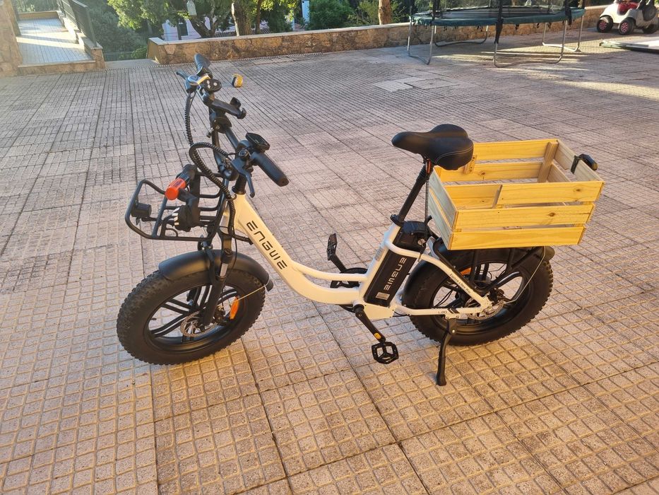 Bicicleta elétrica Engwe L20 nova c/ garantia e cadeado