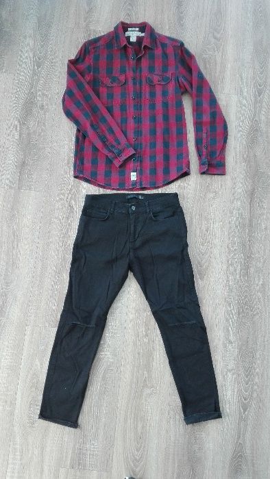 Spodnie czarne Zara Man 31