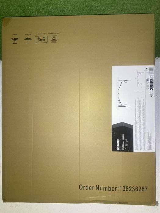 Обідній стіл Astano Plastic білий розкладний, на 6 осіб новий!