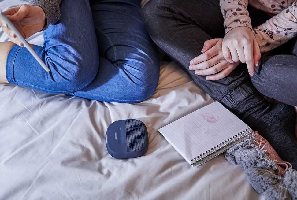 Пара преміум Bluetooth колонок Bose SoundLink Micro Stone Blue IPX7