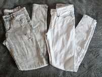 ÚLTIMO PREÇO, 2 calças (brancas e cinzas) skinny, Zara, 34/36