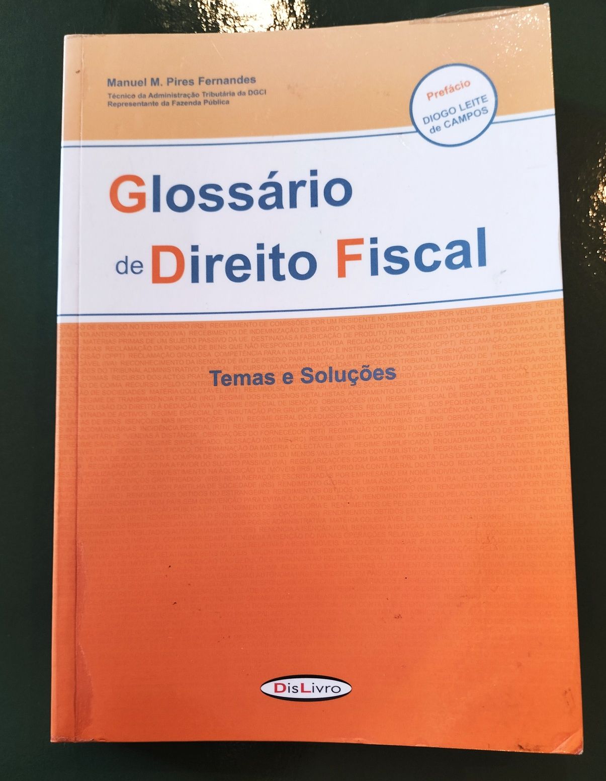 Glossário de Direito Fiscal de Manuel M. Pires Fernandes