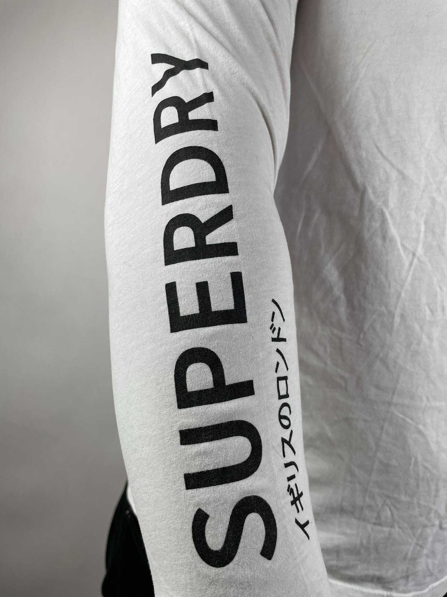 Longsleeve Superdry biały XL