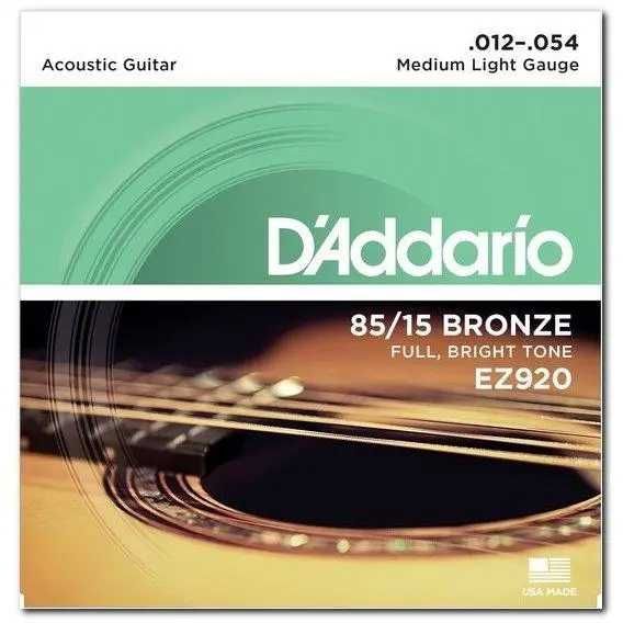 Струны D'addario EZ890, EZ900, EZ910, EZ920, EZ930 (бронза)