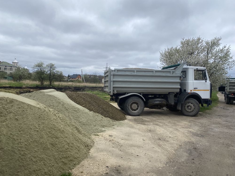 Щебінь пісок відсів шутер гравій галька вапняк