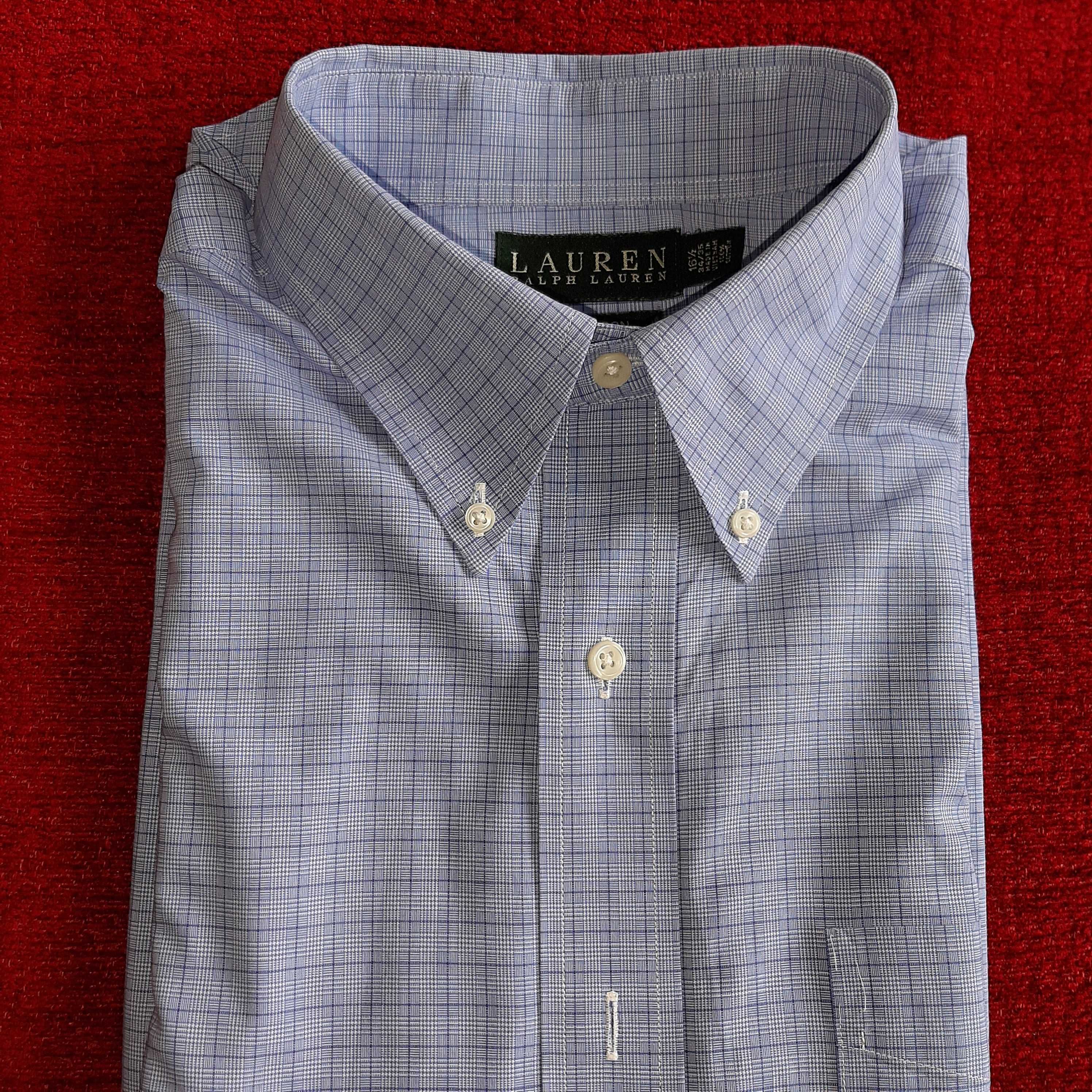 Camisa Azul Ralph Lauren M. Comprida - Tam. M