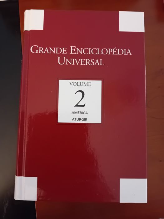 2 livros "grande enciclopédia universal"