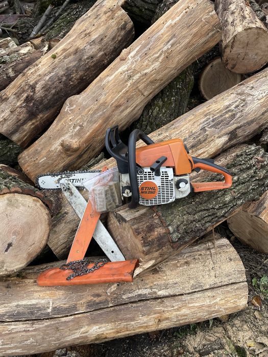 ( Штиль) Stihl 250 бензопила 3 шини