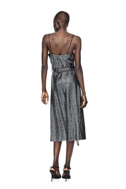 Vestido midi de festa com cinto da Zara T: M Novo c/etiqueta