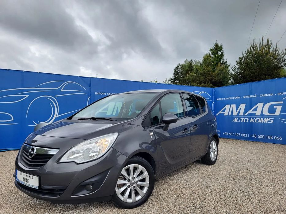 Opel Meriva Książki*Hak*Czujniki*Klima*Radio*Elektronika*Wspomaganie*Gwarancja*
