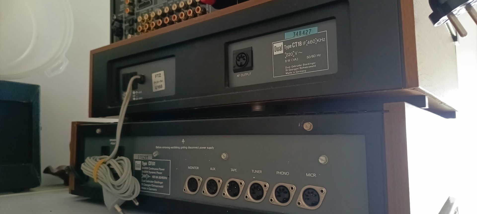 Wzmacniacz Dual CV61 Tuner dual CT18