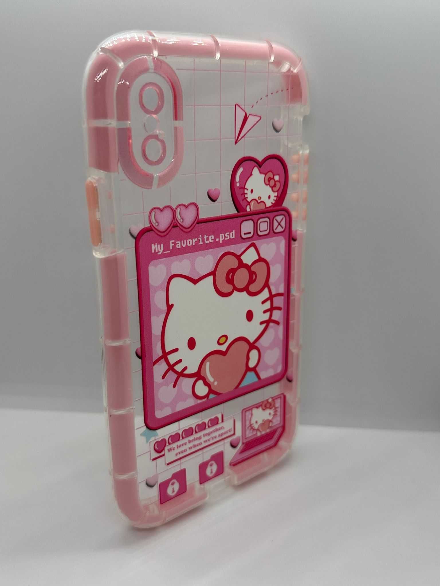 Obudowa do telefonu Etui Case Iphone X/XS Hello Kitty Różowe kod 235