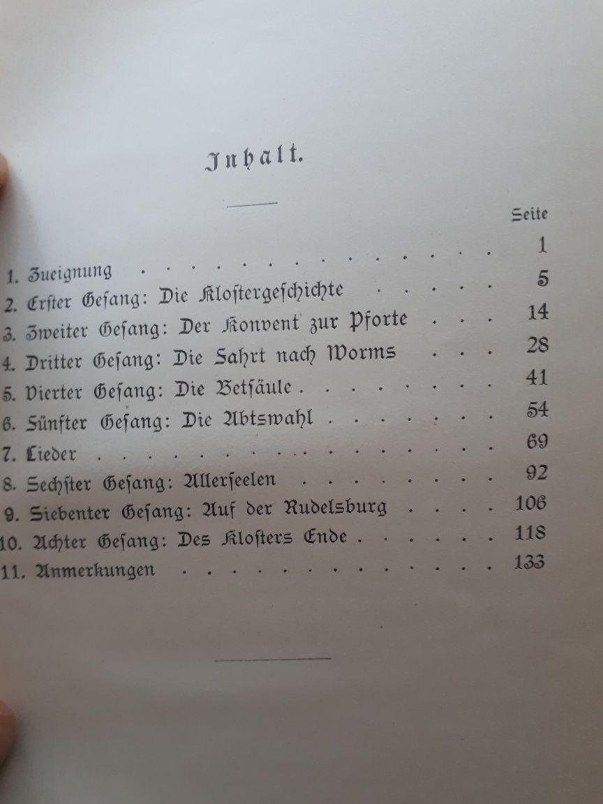 Książka po niemiecku, w gotyku, z dedykacją Robert Falke