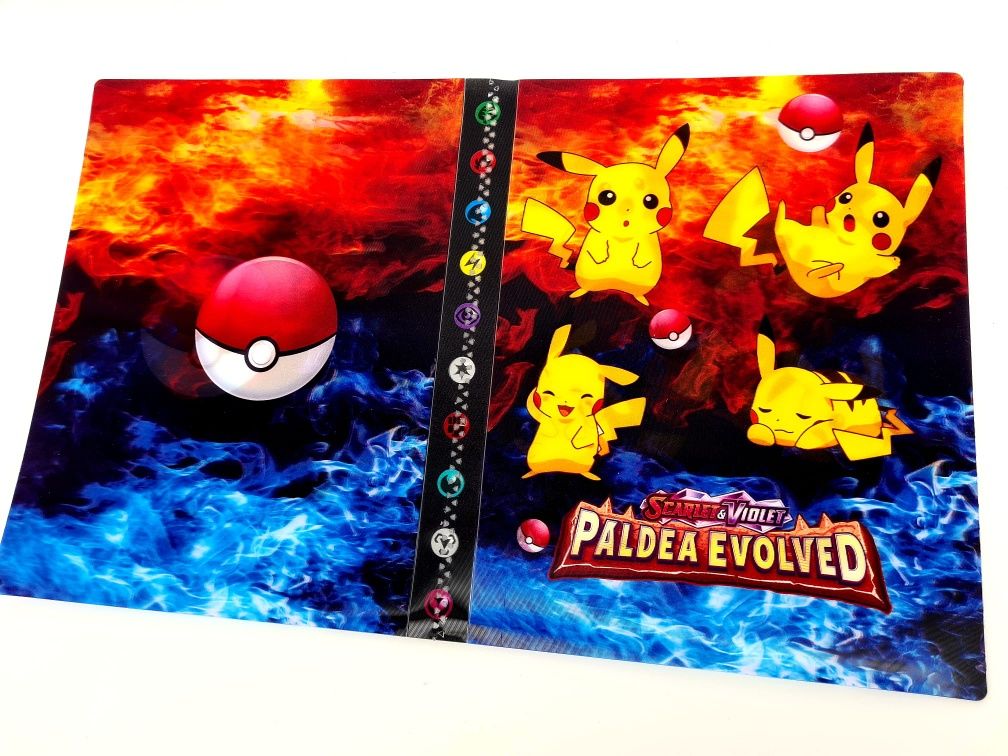 Nowy super album 3D na karty Pokemon Pikachu A5 - zabawki