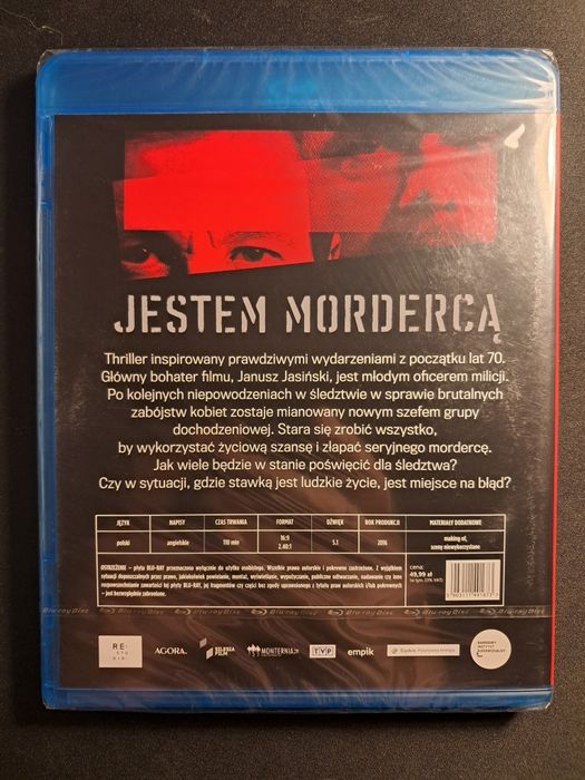 Jestem mordercą | Arkadiusz Jakubik | folia | Blu-ray