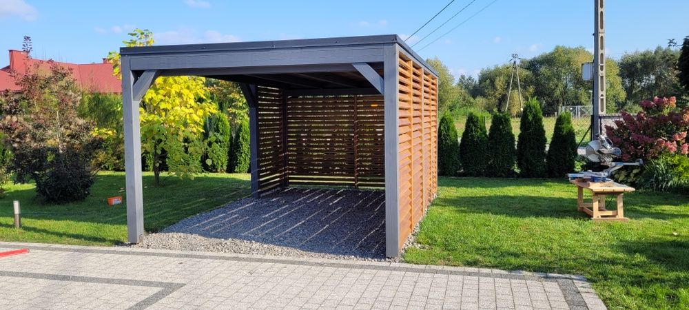 Wiata garażowa 3,5x 5,5 m "WG 04"