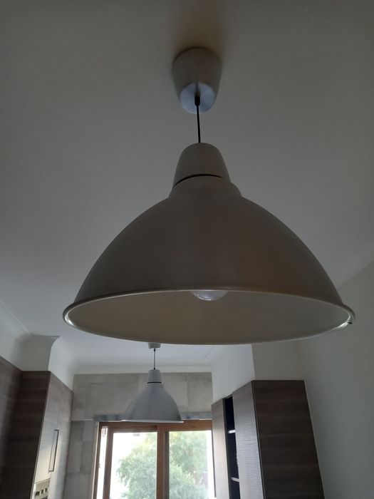 2 Candeeiros de alumínio