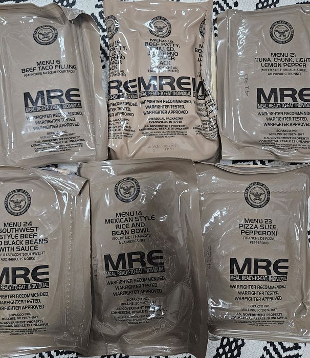 Racje MRE USA + S-R Polska – survival, camping, prepers, wojsko