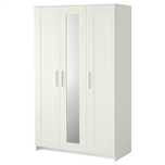 Komplet mebli Ikea Brimnes biały