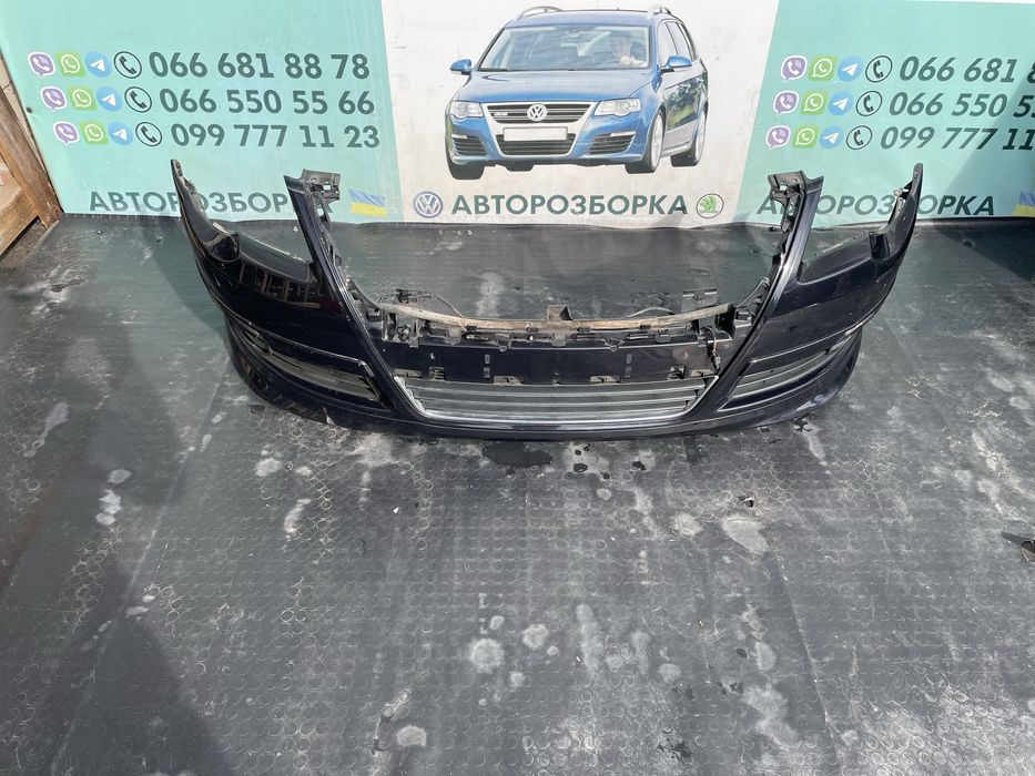 Бампер передній r-line lc9x фольксваген пассат б6 volkswagen passat b6