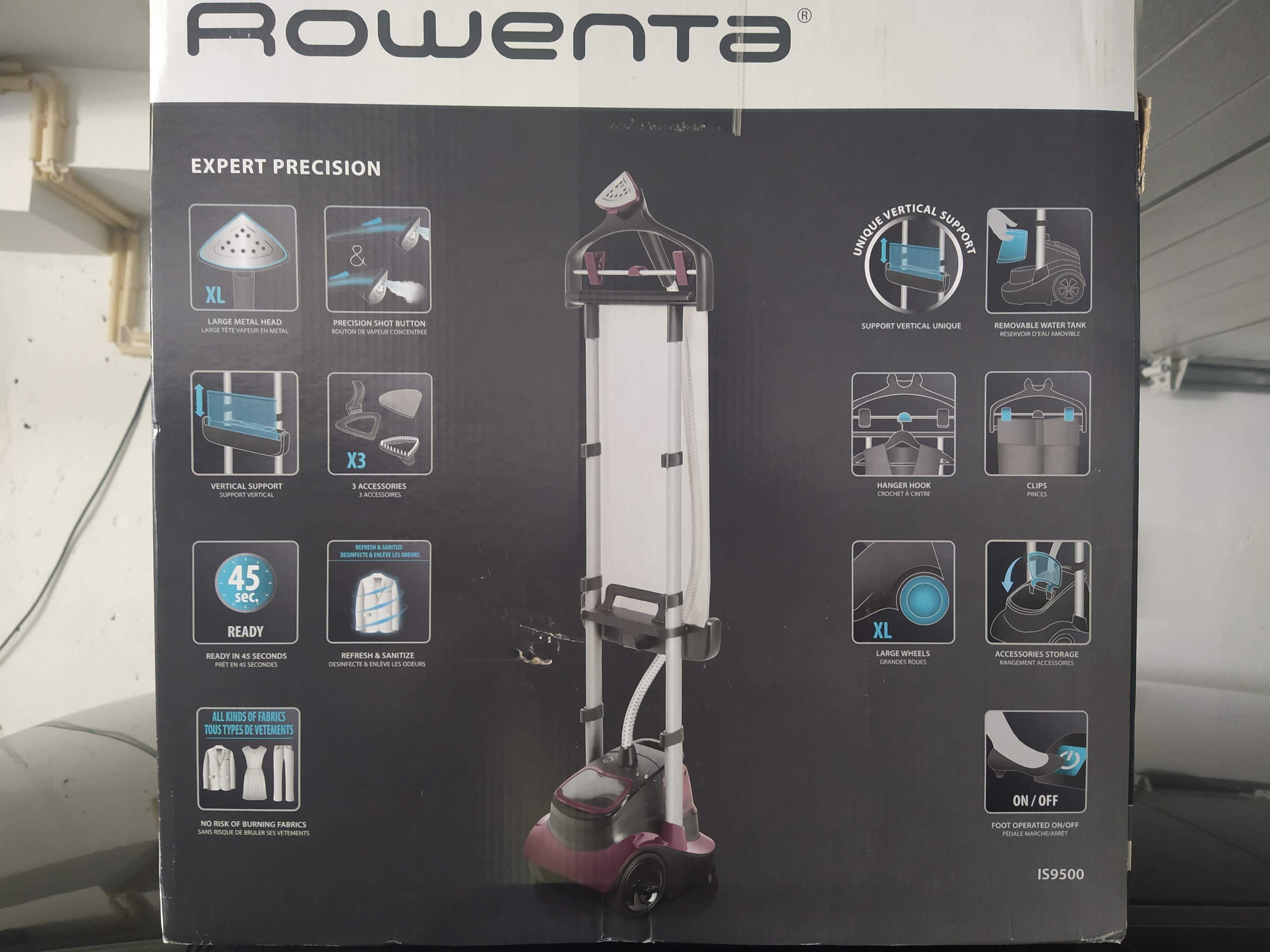 Ferro a Vapor Vertical ROWENTA Expert Precision IS9500D1