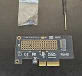 Переходник для SSD M.2 NVMe to PCIExpress x1 x4