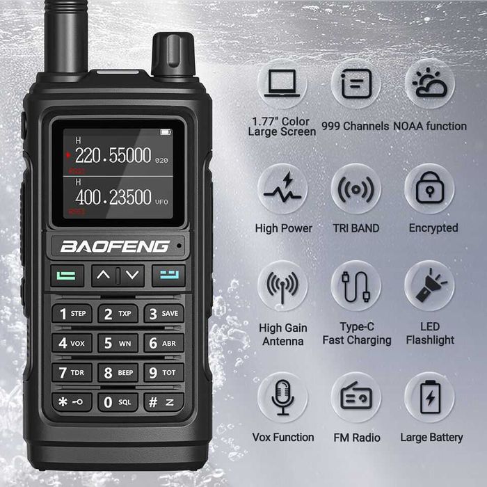 Радіостанція Baofeng UV-17 PRO, рація, рация, радиостанция баофенг
