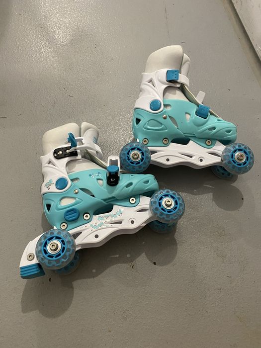 Rolko-Wrotki 3w1 Regulowane RAVEN Balloon Mint 29-32