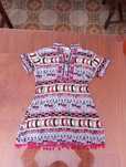 Vestido com padrão Beidolala Tamanho 130cm