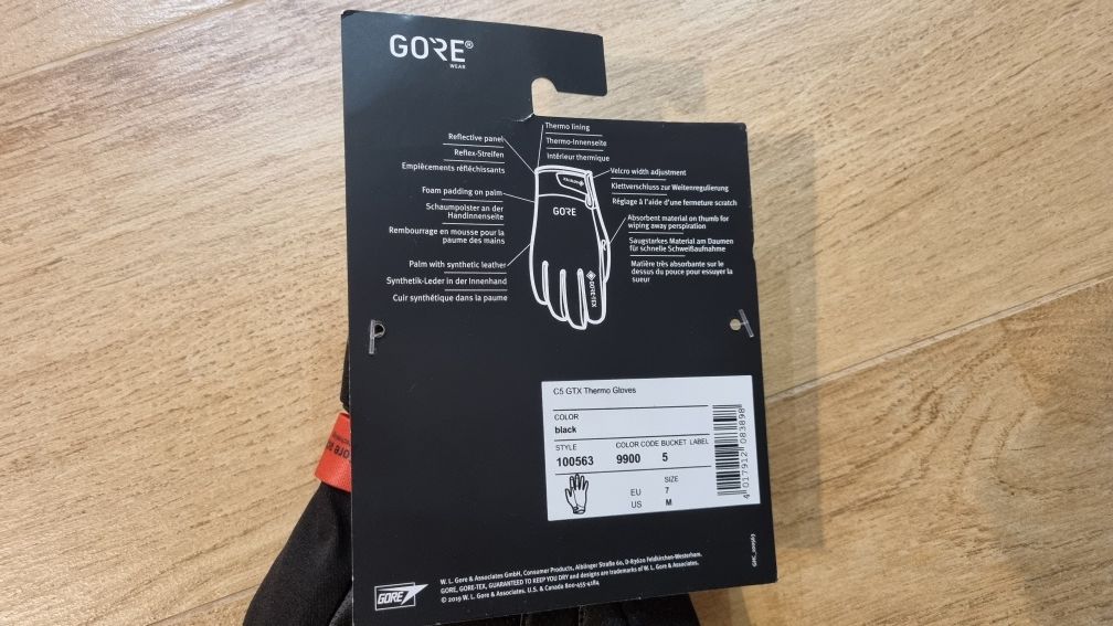 Rękawiczki Gore C5 GTX thermo z GORE-TEX rozm. 7 M